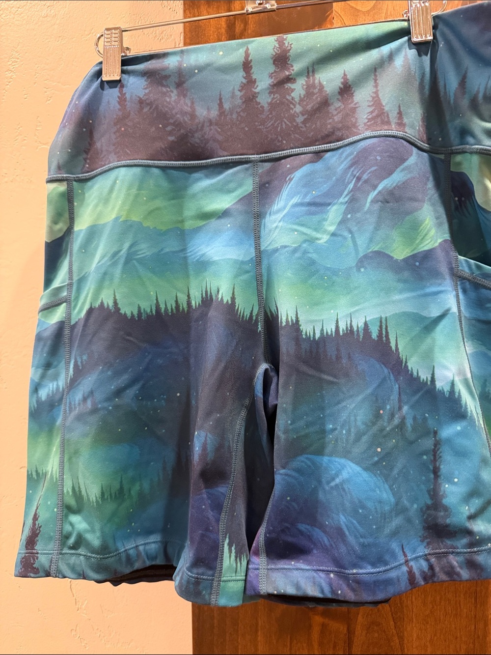 Constantly Varied Gear Women's Aurora Scenic Bike Shorts - Blue/Green
